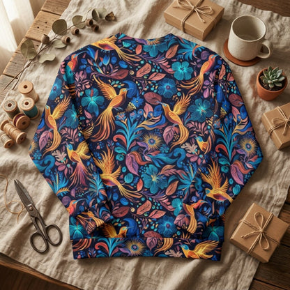 Tropical Flight Jewel Oversized Sweatshirt | SAGE RIO